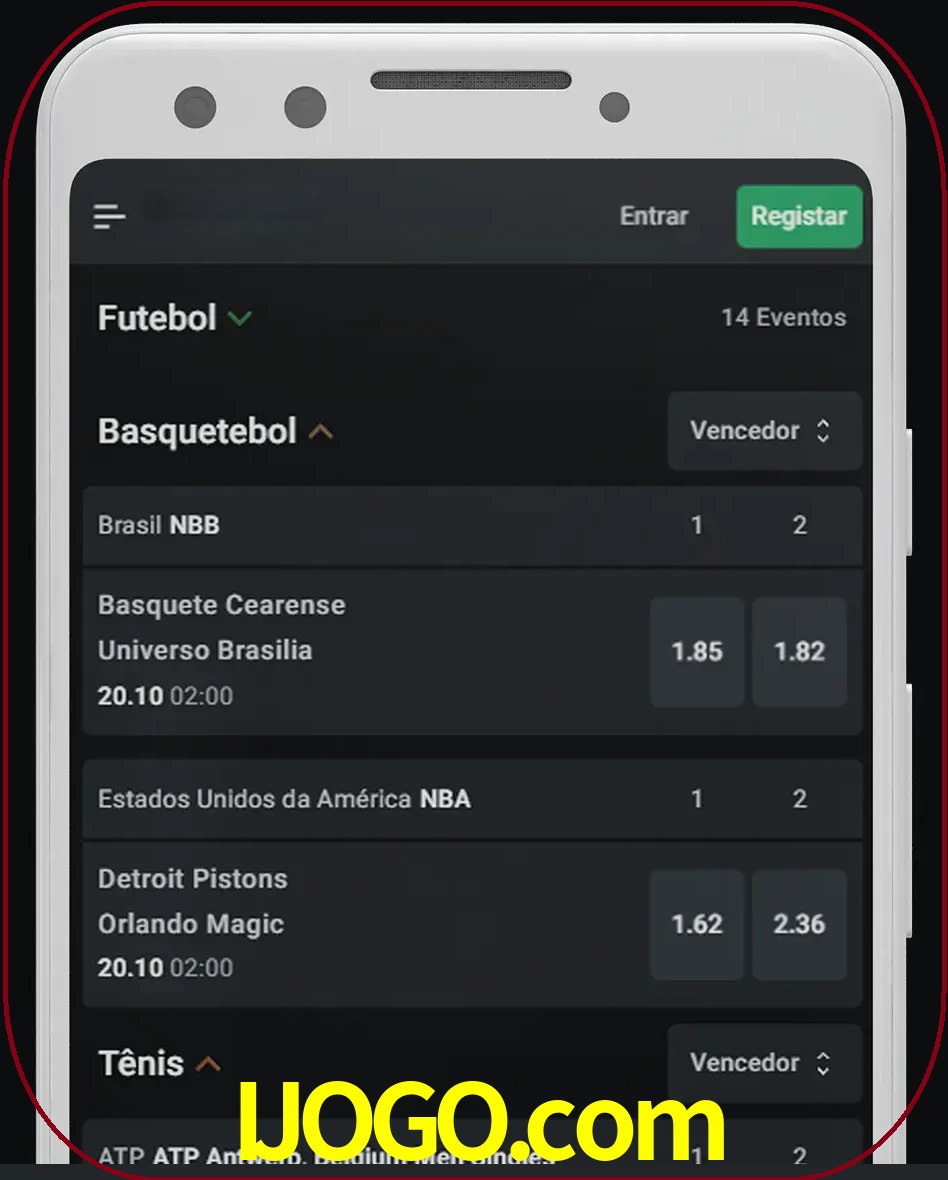 Aposte e assista aos esportes em formato ao vivo.